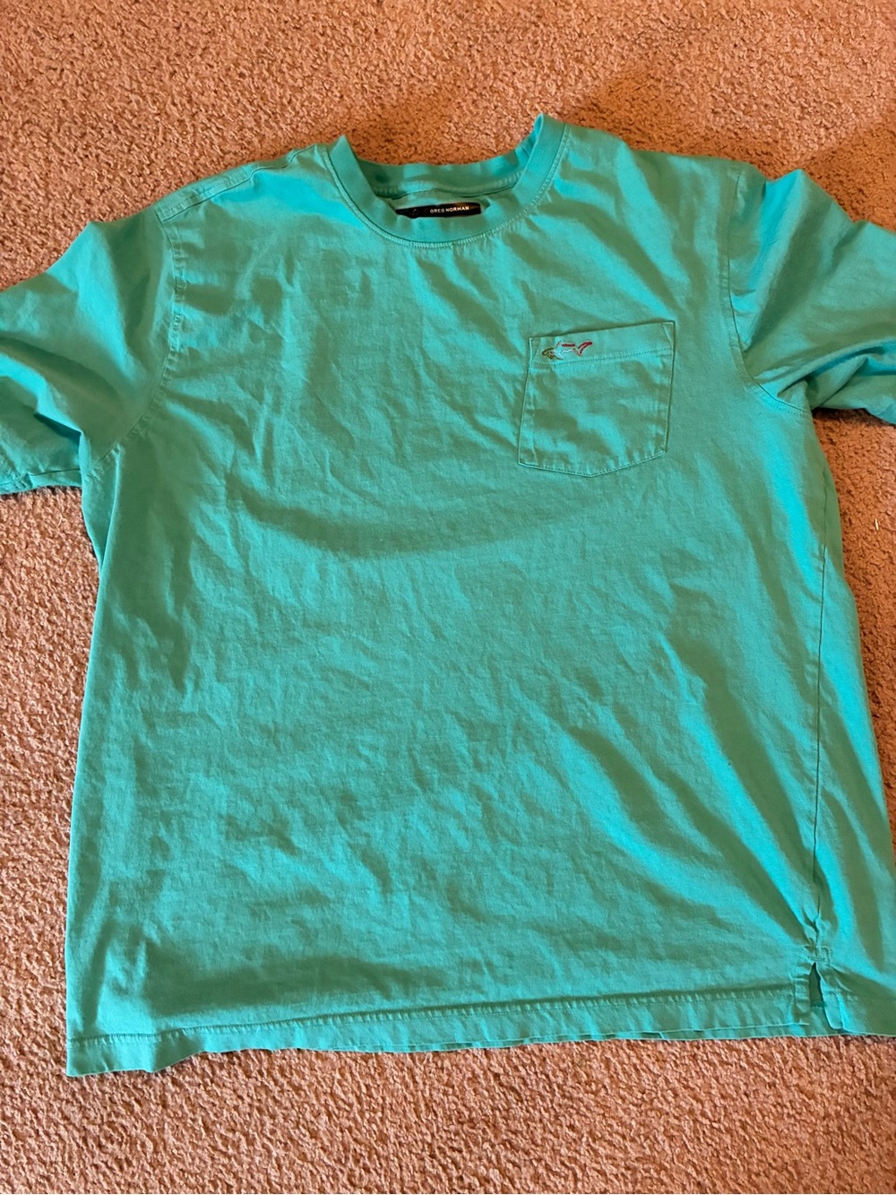 Teal Greg Norman Tee Size XL
